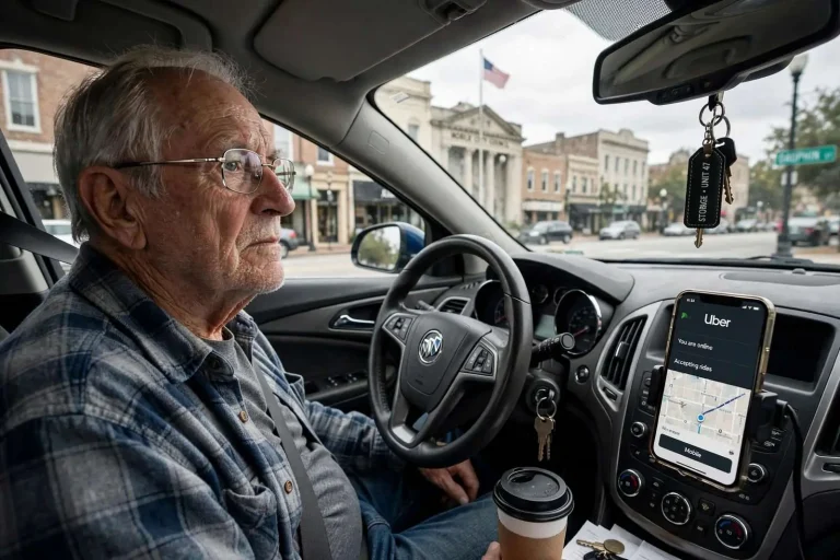 Illustration for the news story: Mobile Uber Drivers Keep Working as City Council Weighs New Rules