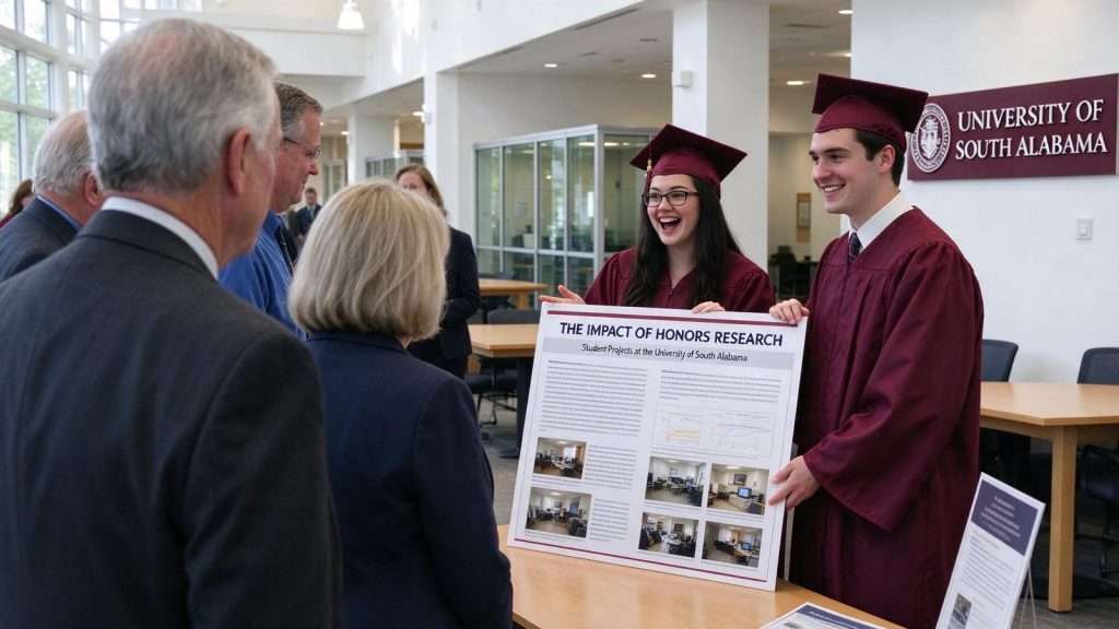 Illustration for the news story: USA Foundation Pours $750,000 a Year Into South Alabama Honors Program