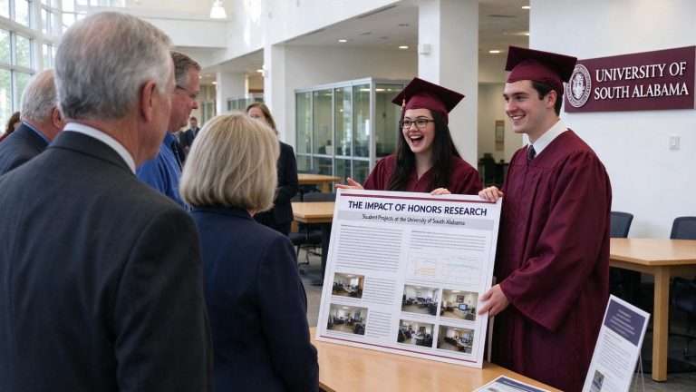 Illustration for the news story: USA Foundation Pours $750,000 a Year Into South Alabama Honors Program