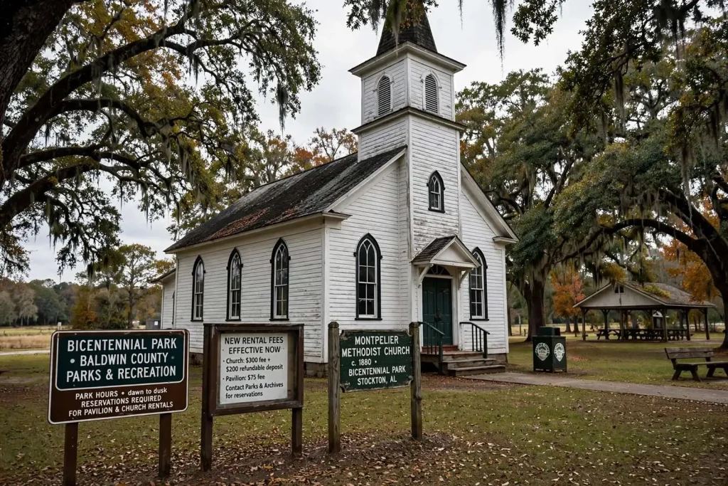 Illustration for the news story: Baldwin County Approves New Rental Fees for Historic Park Facilities