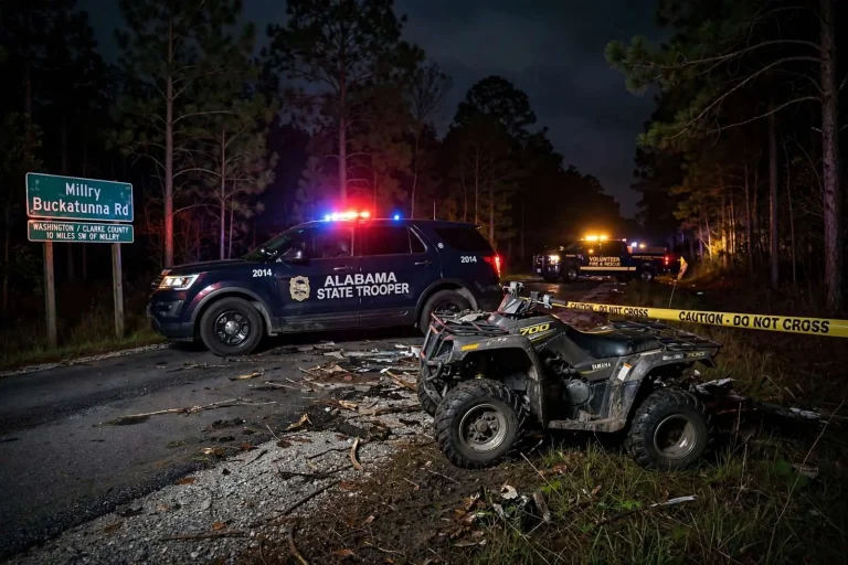 Illustration for the news story: Bay Minette Woman Killed in ATV Crash Near Millry