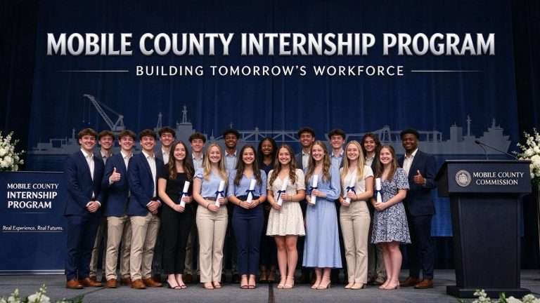 Illustration for the news story: Mobile County Internship Program Sends 55 Young Adults Into Local Workforce