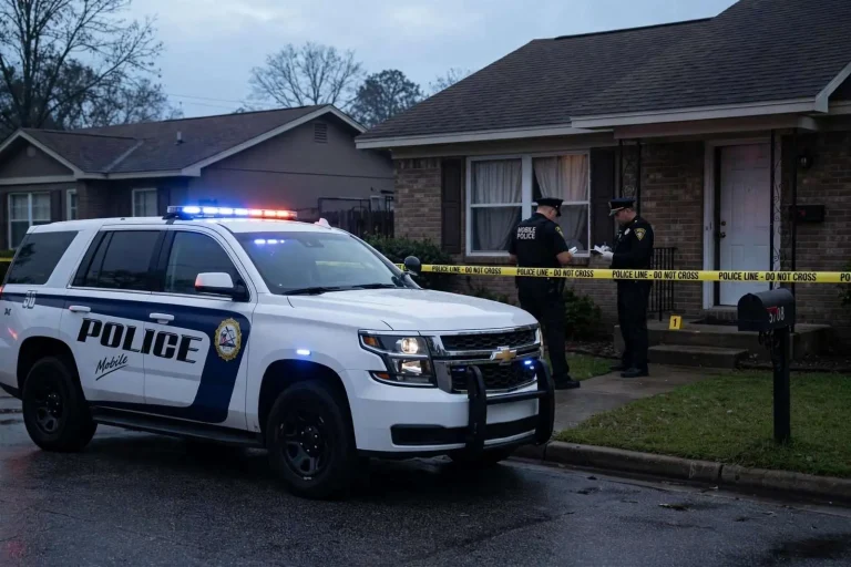 Illustration for the news story: Mobile Police Investigate Home Invasion That Ended in Gunfire