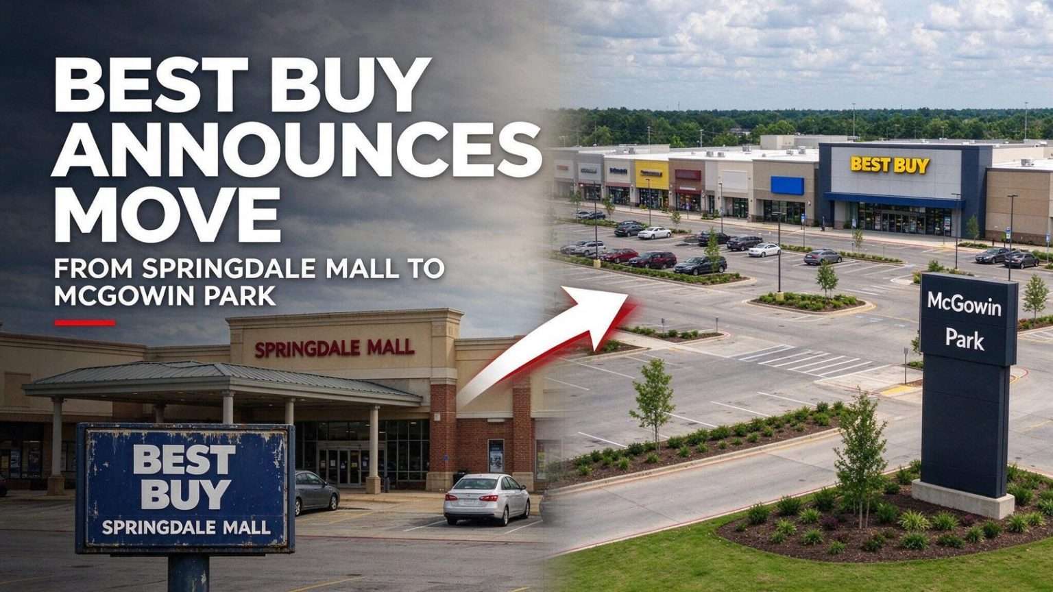 Illustration for the news story: Best Buy Announces Move From Springdale Mall to McGowin Park