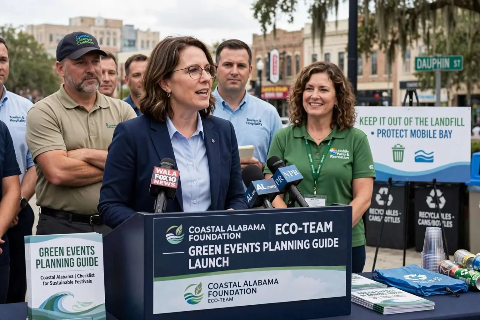 Illustration for the news story: New Guide Helps Coastal Alabama Events Go Green