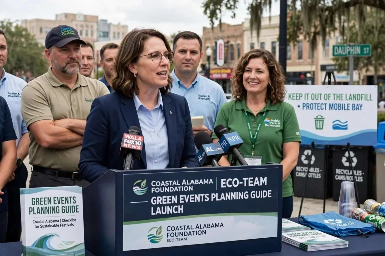 Illustration for the news story: New Guide Helps Coastal Alabama Events Go Green