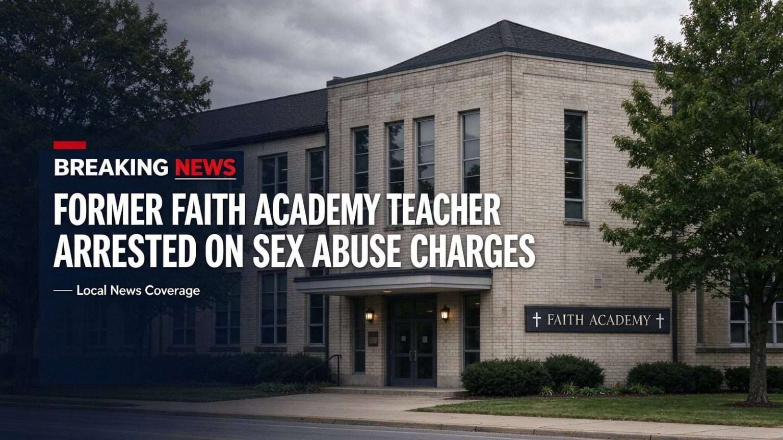 Illustration for the news story: Former Faith Academy Teacher Arrested on Sex Abuse Charges