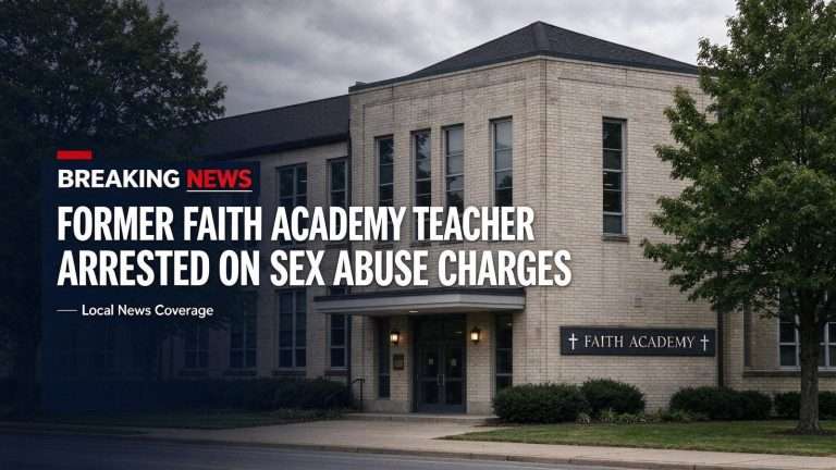 Illustration for the news story: Former Faith Academy Teacher Arrested on Sex Abuse Charges