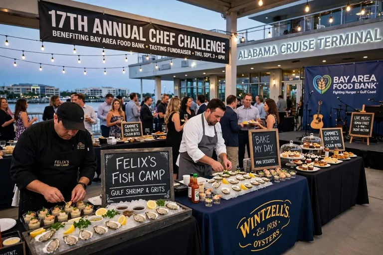 Illustration for the news story: Bay Area Food Bank’s 17th Annual Chef Challenge Set for Thursday at Mobile’s Cruise Terminal