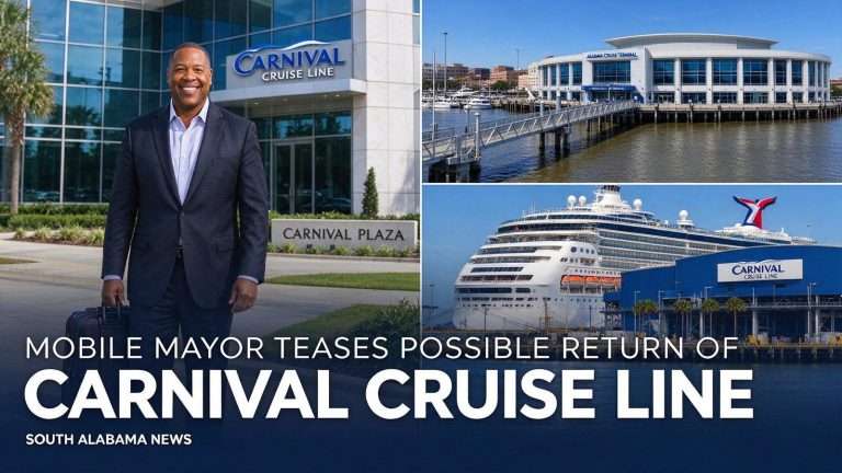 Illustration for the news story: Mobile Mayor Teases Possible Return of Carnival Cruise Line