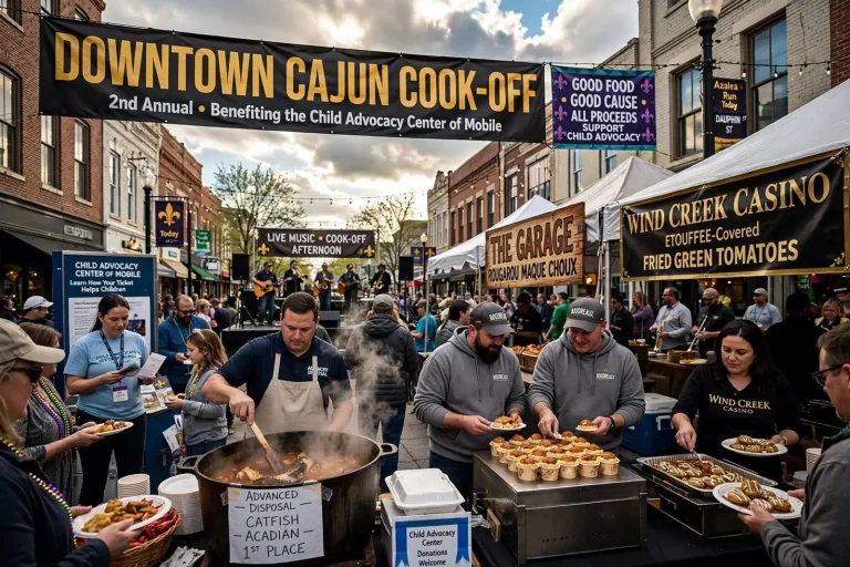 Illustration for the news story: Downtown Cajun Cook-Off Delivers Another Winning Year for a Good Cause