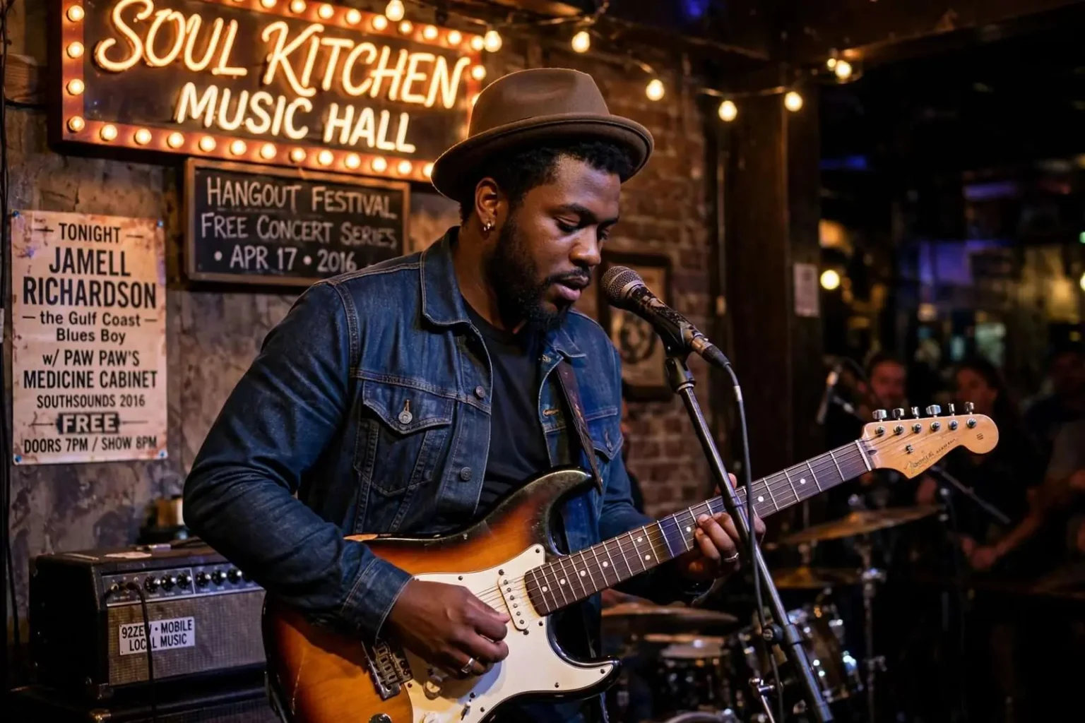 Illustration for the news story: Interview: Jamell Richardson, the ‘Gulf Coast Blues Boy,’ Returns to Soul Kitchen