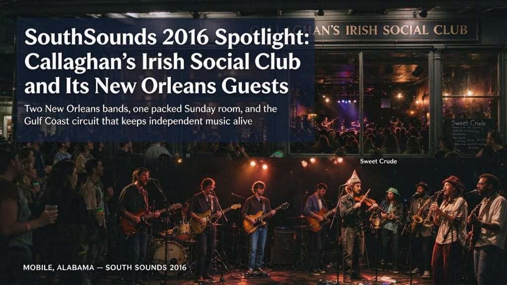 Illustration for the news story: SouthSounds 2016 Spotlight: Callaghan’s Irish Social Club and Its New Orleans Guests