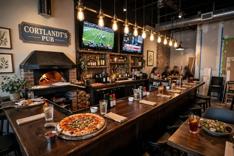 Illustration for the news story: Restaurant Review: New Spring Hill Pub Serves Strong Pizza, But Kitchen Needs Time