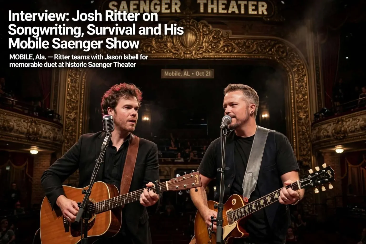 Illustration for the news story: Interview: Josh Ritter on Songwriting, Survival and His Mobile Saenger Show