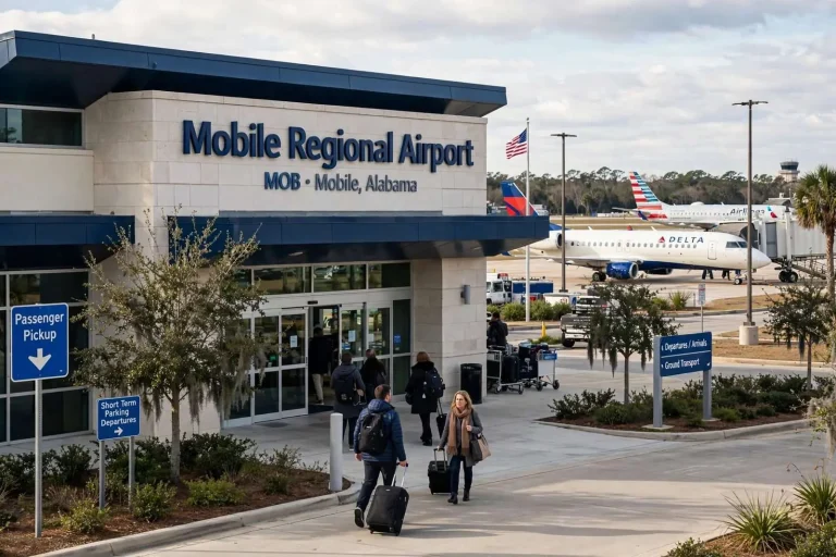 Illustration for the news story: Mobile Regional Airport Sees Ninth Straight Month of Passenger Growth