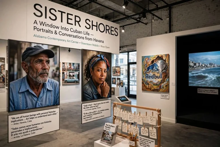 Illustration for the news story: Downtown Mobile Gallery Opens Window Into Cuban Life With New Art Exhibit
