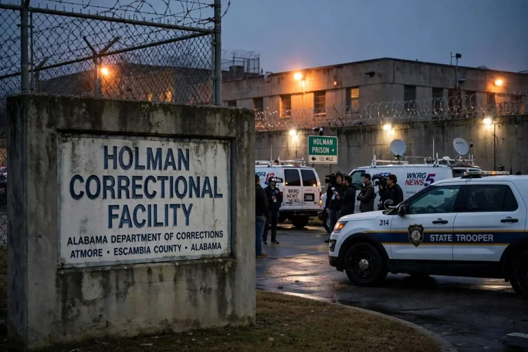 Illustration for the news story: State Executes Robert Melson at Holman Prison Near Atmore for 1994 Gadsden Killings