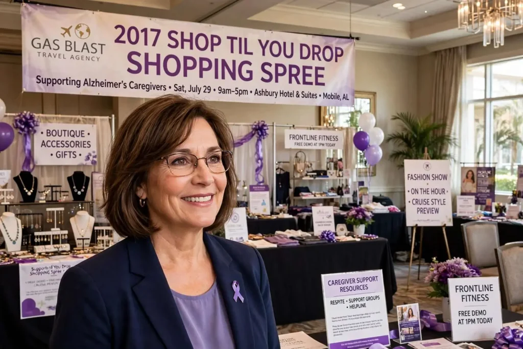 Illustration for the news story: Mobile Business Owner Hosts Shopping Spree to Support Alzheimer’s Caregivers