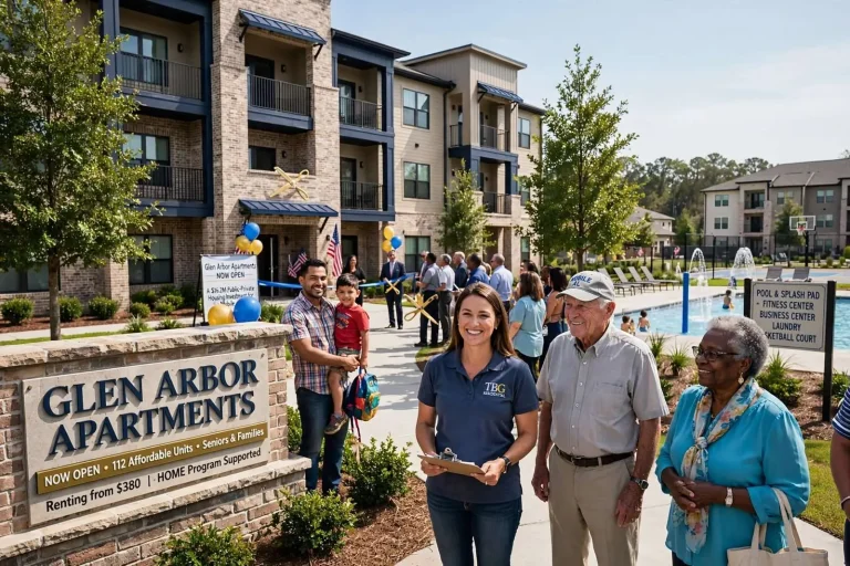 Illustration for the news story: New $16.2 Million Glen Arbor Apartments Open Doors to Mobile Seniors and Families