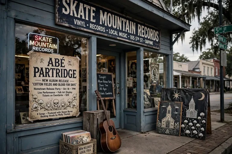 Illustration for the news story: Daphne Singer-Songwriter Abe Partridge Set to Release New Album at Skate Mountain Records