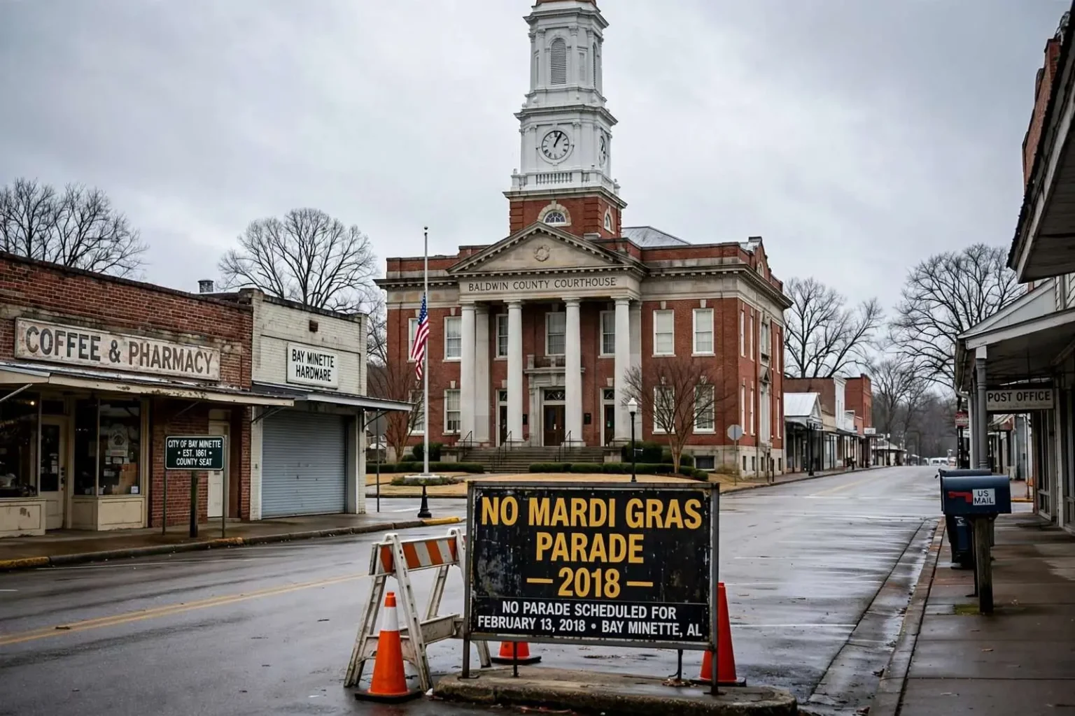 Illustration for the news story: Bay Minette Had No Mardi Gras Parade in 2018