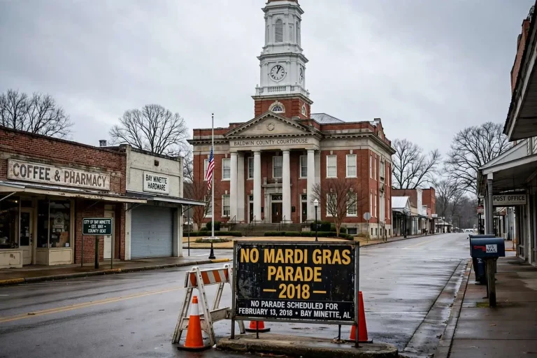 Illustration for the news story: Bay Minette Had No Mardi Gras Parade in 2018