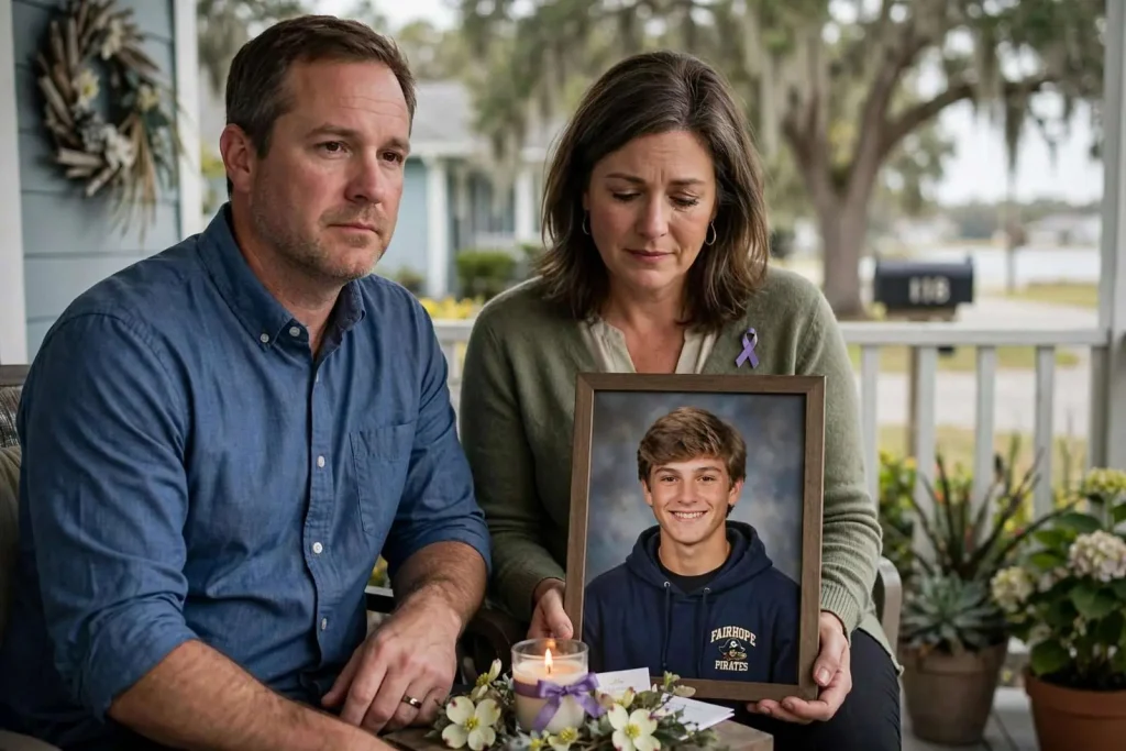 Illustration for the news story: Fairhope family shares son’s story to raise suicide prevention awareness