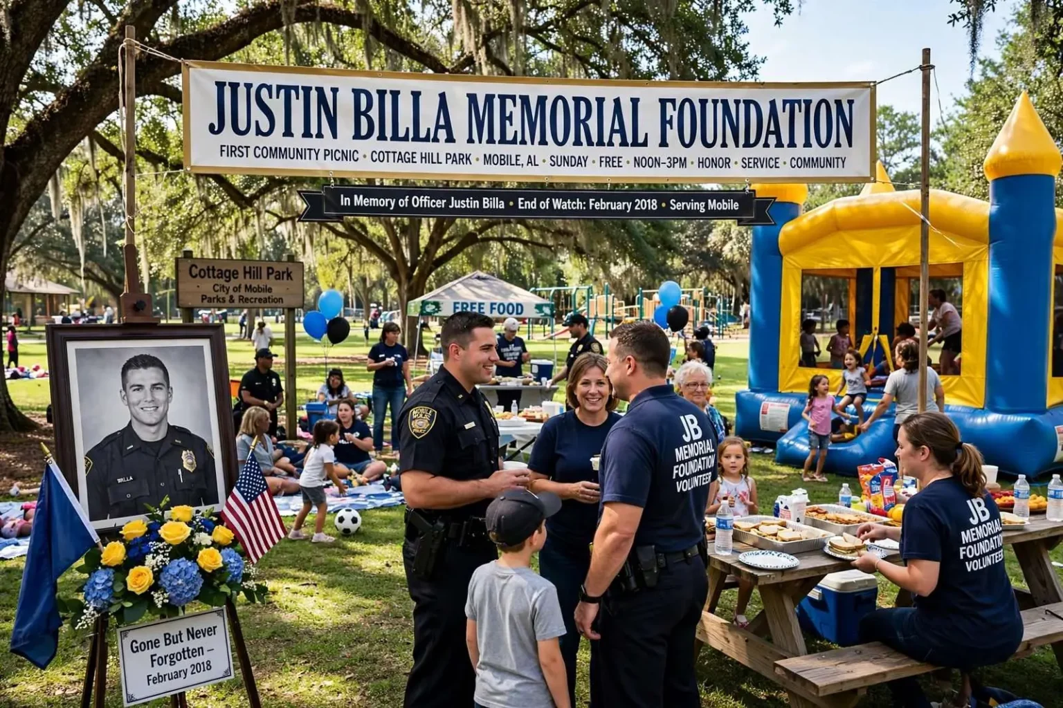 Illustration for the news story: Fallen Officer’s Foundation Hosts First Community Picnic in Mobile