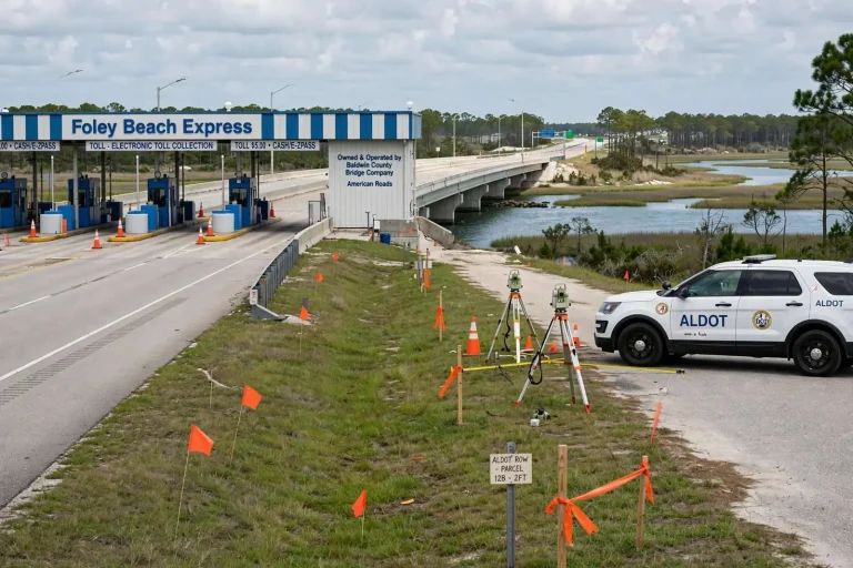 Illustration for the news story: Panel to Weigh Damages as ALDOT Presses Land Fight With Foley Beach Express Owner