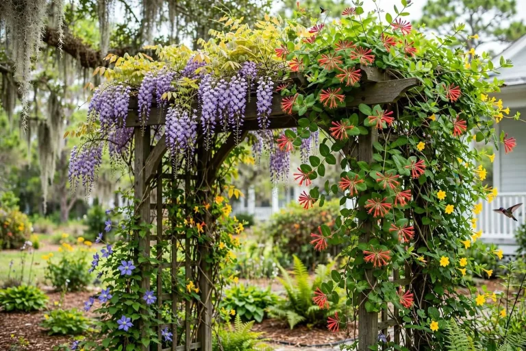 Illustration for the news story: Local Gardening Experts Recommend Perennial Vines to Dress Up South Alabama Landscapes
