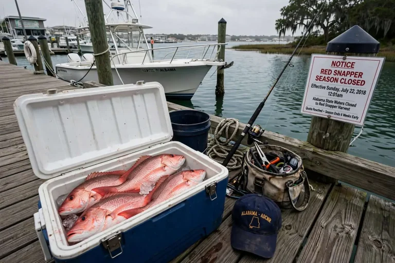 Illustration for the news story: Alabama Cuts 2018 Red Snapper Season Six Weeks Short as New State Quota Plan Kicks In