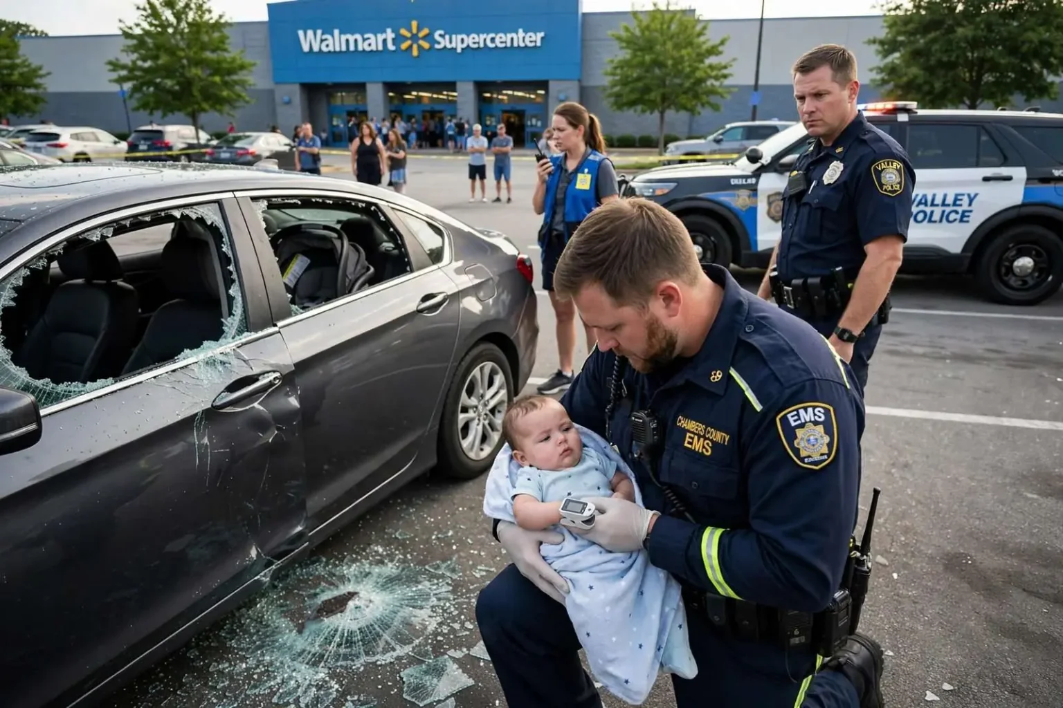 Illustration for the news story: Valley mother facing child endangerment charge after baby left in locked car