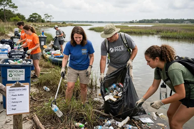 Illustration for the news story: Alabama Coastal Cleanup Returns for 31st Year on Sept. 15, Organizers Seek Volunteers Along Gulf Coast