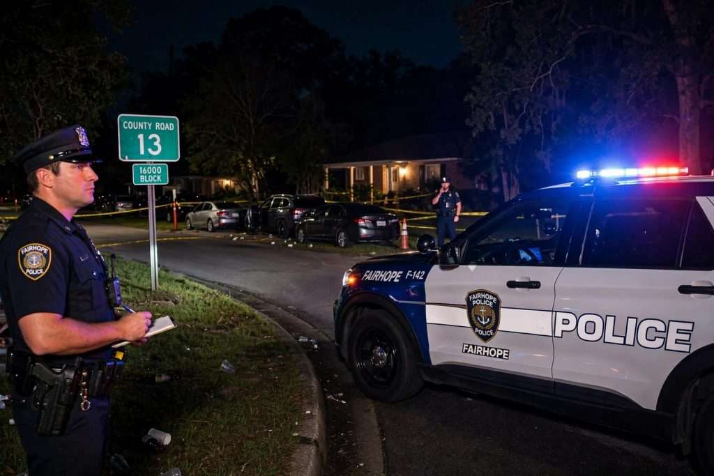 Illustration for the news story: Fairhope Police Release Details on Juvenile Party Broken Up on County Road 13