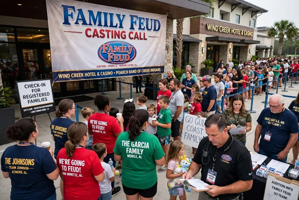 Illustration for the news story: More Than 650 Local Families to Audition for Family Feud in Atmore
