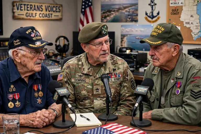 Illustration for the news story: Gulf Coast Veterans Share Their Stories in Special Veterans Voices Broadcast