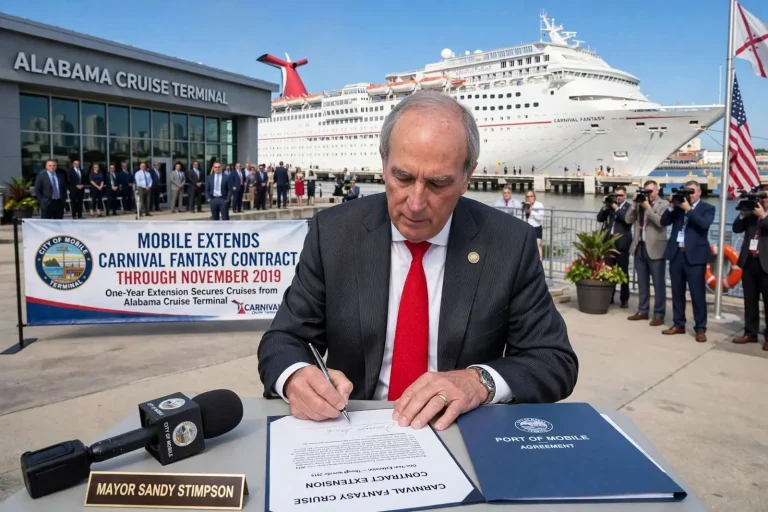 Illustration for the news story: Mobile Extends Carnival Fantasy Cruise Contract Through 2019
