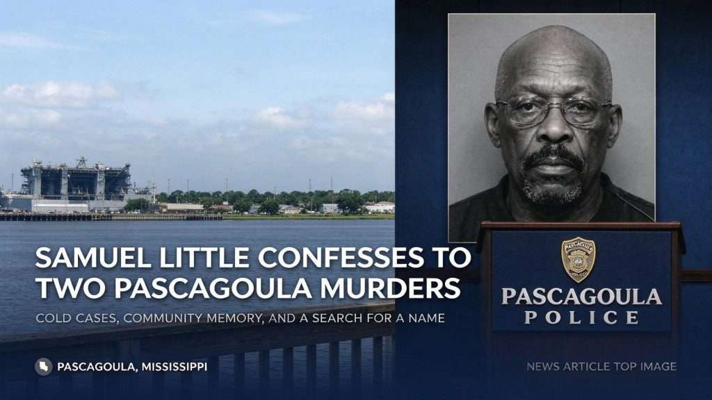 Illustration for the news story: Serial Killer Samuel Little Confesses to Two Pascagoula Murders