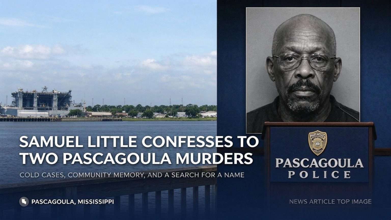 Illustration for the news story: Serial Killer Samuel Little Confesses to Two Pascagoula Murders