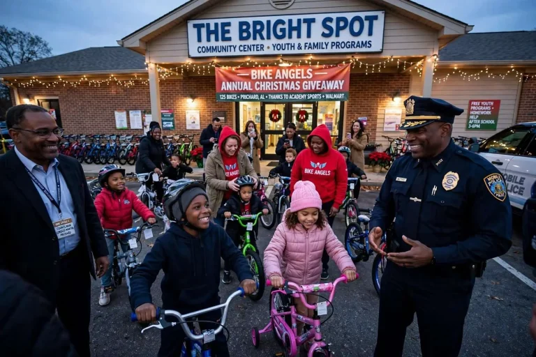Illustration for the news story: 125 Prichard Children Ride Home With New Bikes From Annual Christmas Giveaway