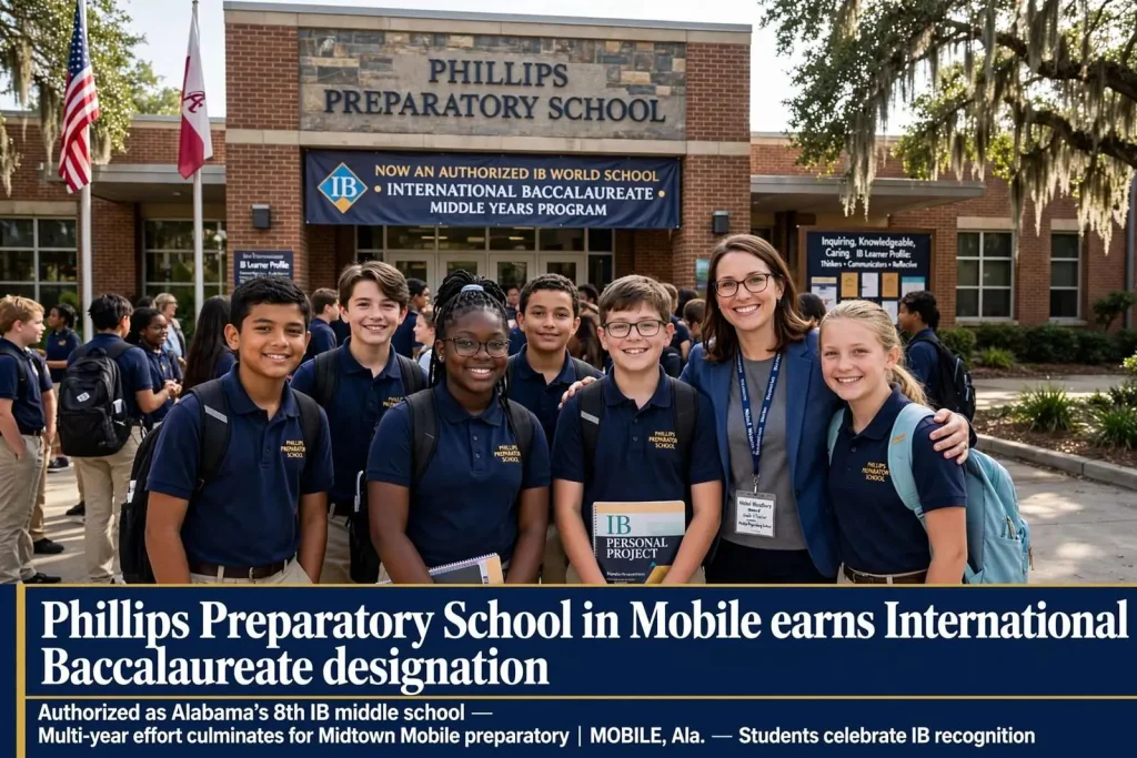 Illustration for the news story: Phillips Preparatory School in Mobile earns International Baccalaureate designation