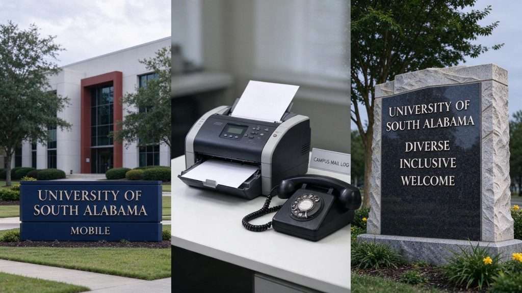 Illustration for the news story: University of South Alabama Investigates Anti-Semitic Fax Sent to Campus Offices