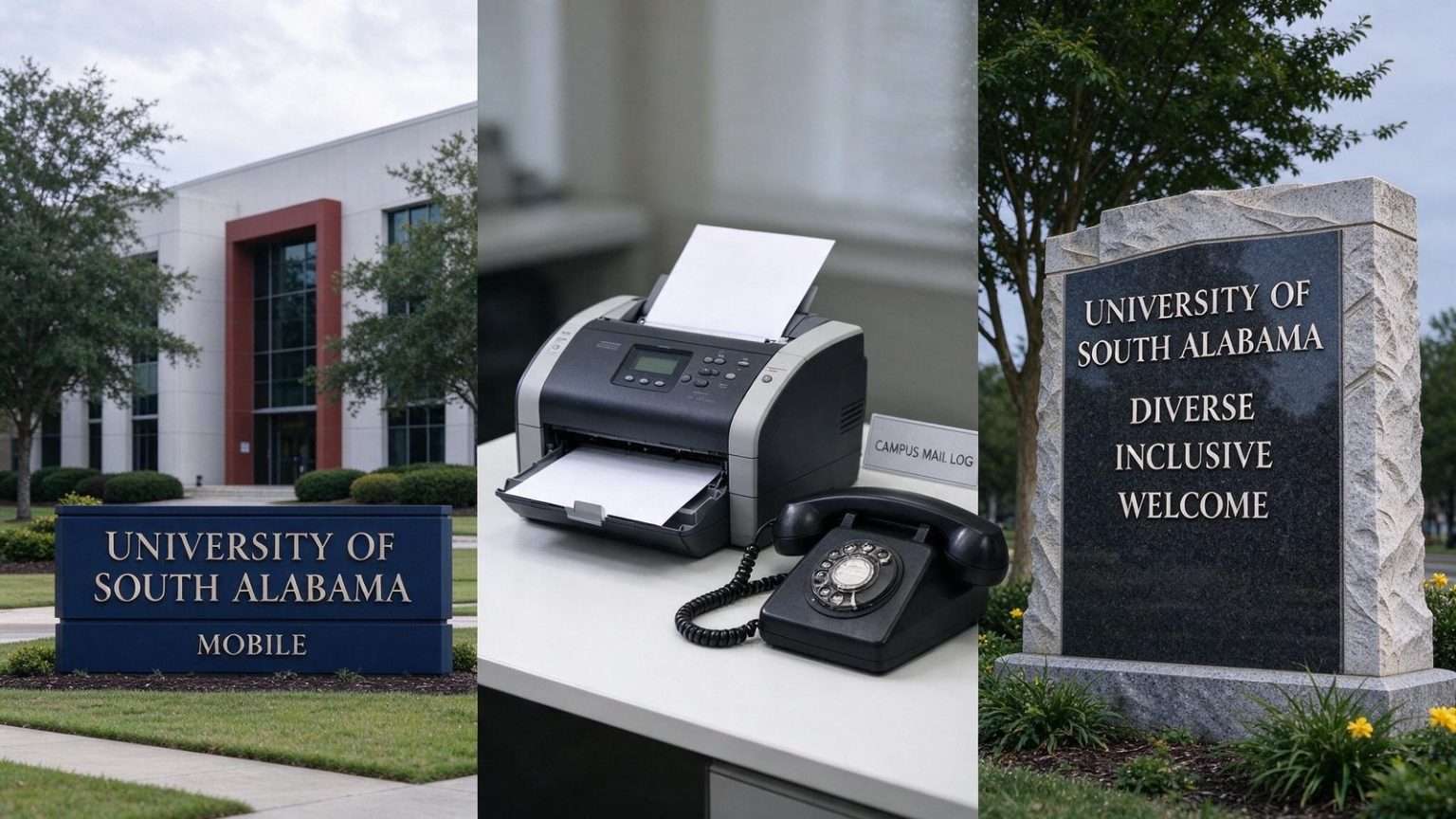Illustration for the news story: University of South Alabama Investigates Anti-Semitic Fax Sent to Campus Offices