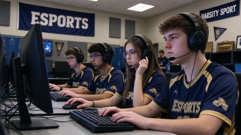 Illustration for the news story: Alabama High Schools Launch ESports as Newest Varsity Sport