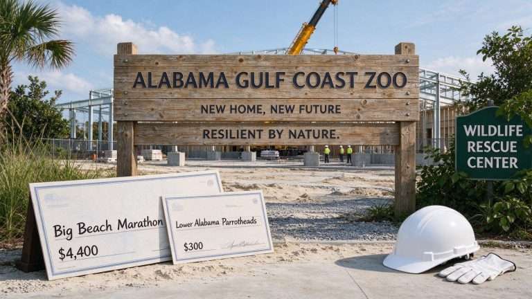 Illustration for the news story: Alabama Gulf Coast Zoo gets a helping hand from community donors