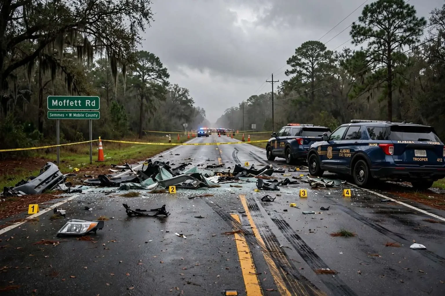 Illustration for the news story: Bond Denied for Teen Charged in Fatal Moffett Road Head-On Crash in Semmes