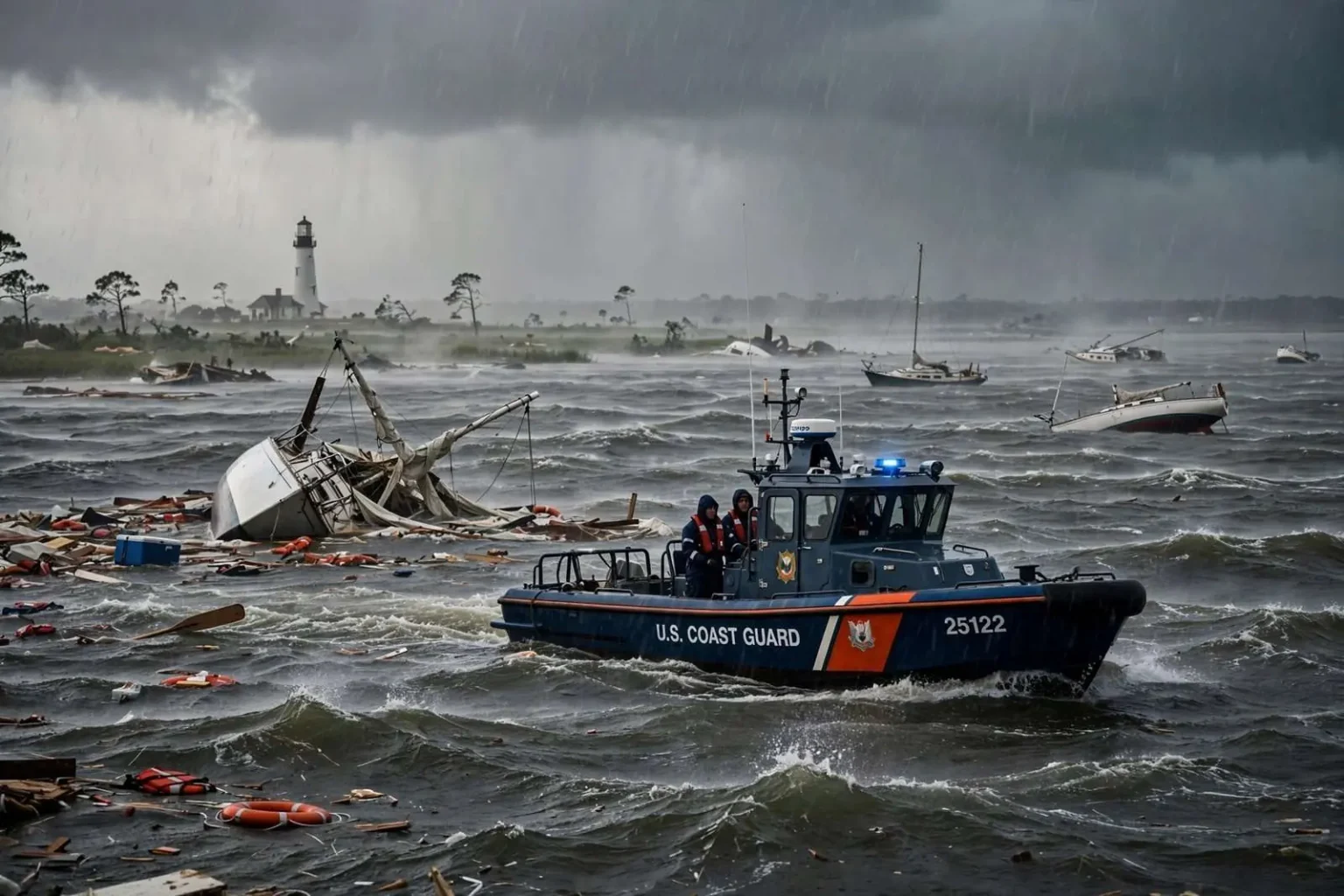Illustration for the news story: Coast Guard Report Finds Fatal 2015 Dauphin Island Regatta Disaster Was Preventable