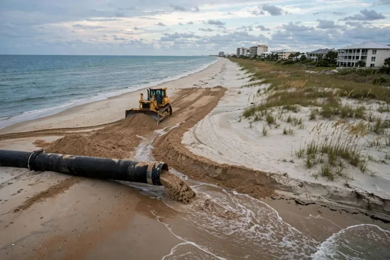 Illustration for the news story: How a 1994 Law Still Decides Who Owns the Sand on Orange Beach and Gulf Shores