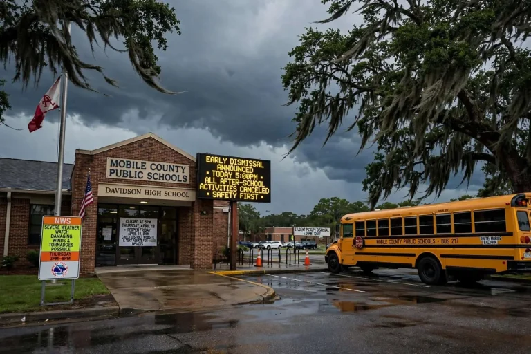 Illustration for the news story: Several School Districts Announce Early Dismissal Ahead of Thursday Storms